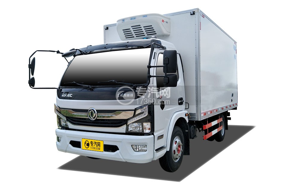 东风凯普特国六冷藏车左前图