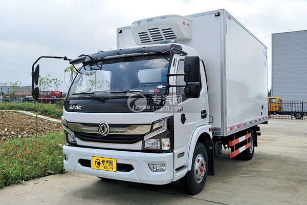 东风凯普特国六冷藏车左前图