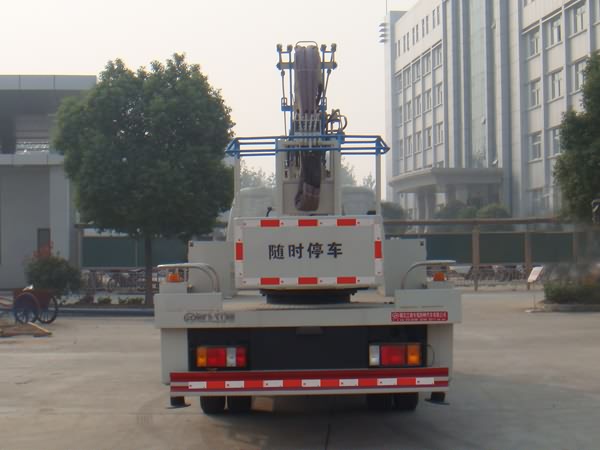 庆铃五十铃GLF单桥高空作业车后面图