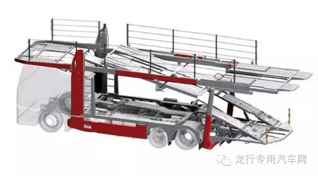 中置轴轿运车主运输车