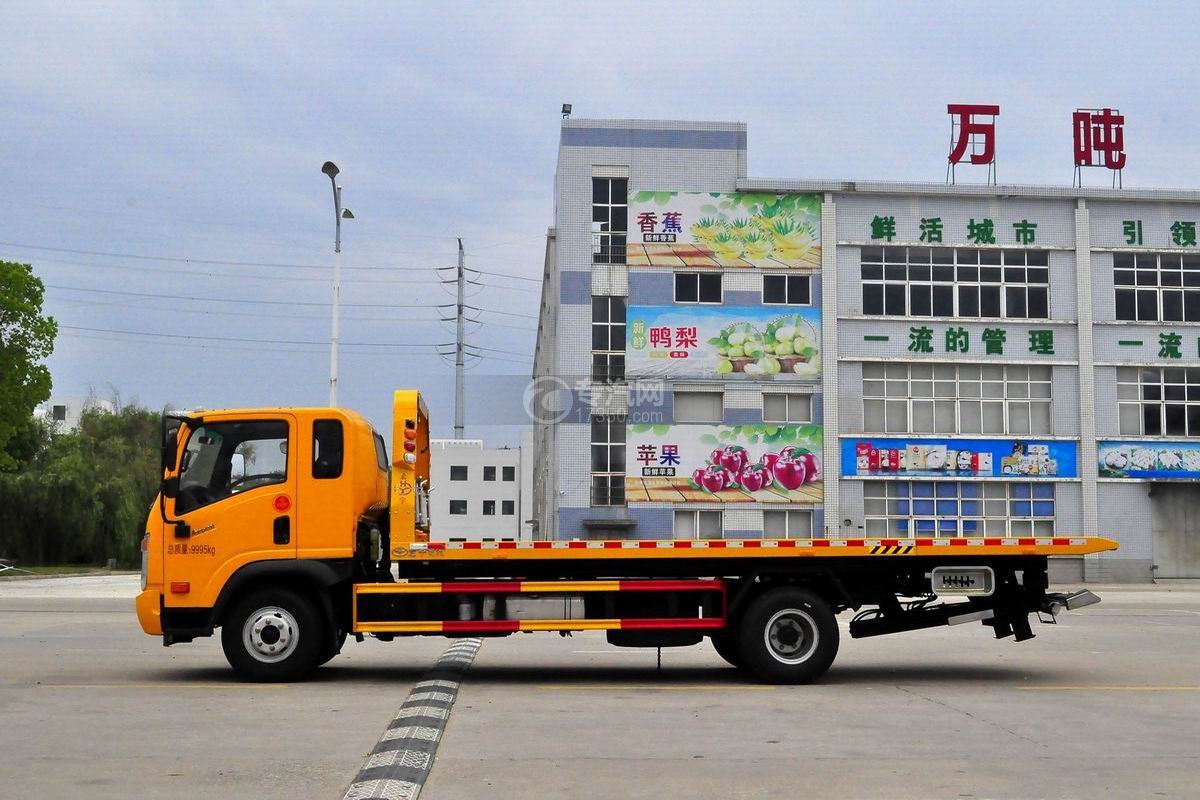 大运奥普力4400轴距清障车左侧图