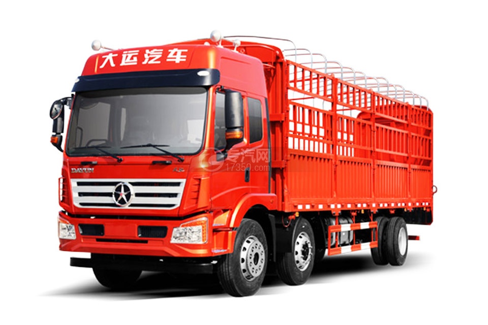 湖北大运风驰小三轴9.6米仓栅车