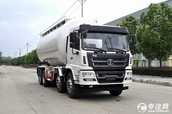 陕汽轩德6系前四后八粉粒物料运输车