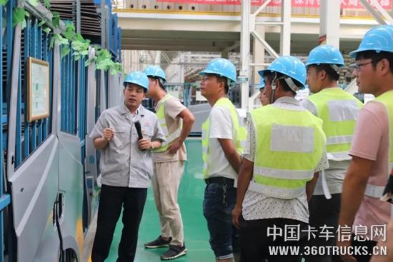 常州金坛渣土运输行业代表走进华菱星马参观交流