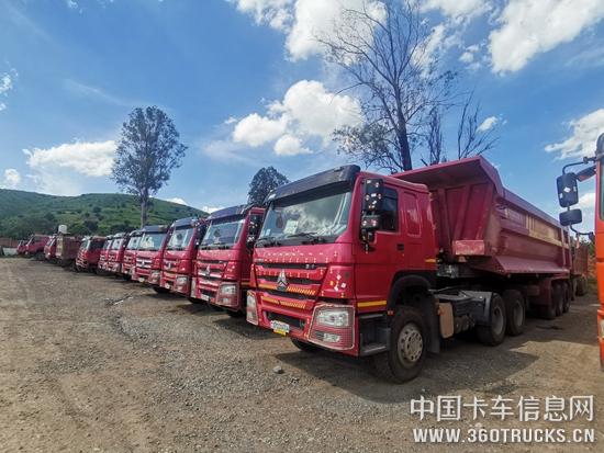中国重汽产品“红”遍非洲四国