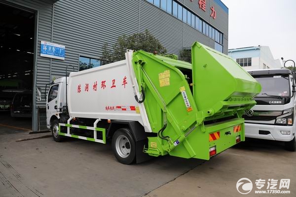 东风凯普特国六压缩式垃圾车