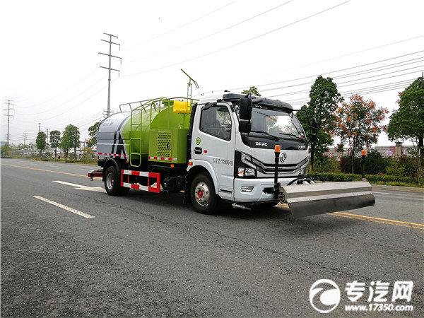 新款全能型 东风多利卡图六8方路面清洗车厂家报价