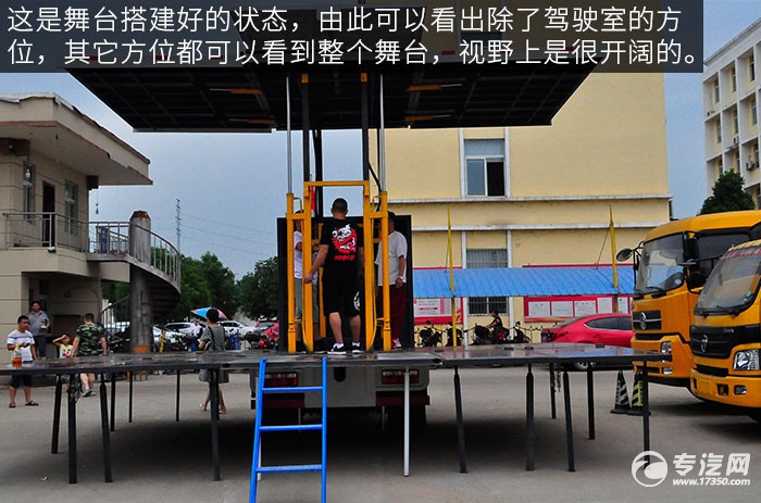 东风多利卡D6双排座舞台车评测之外观舞台