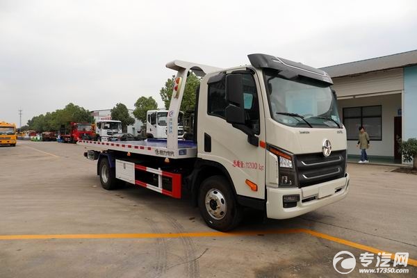 大运祥龙国六黄牌一拖二清障车