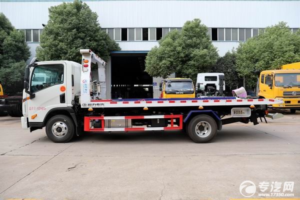 大运祥龙国六黄牌一拖二清障车
