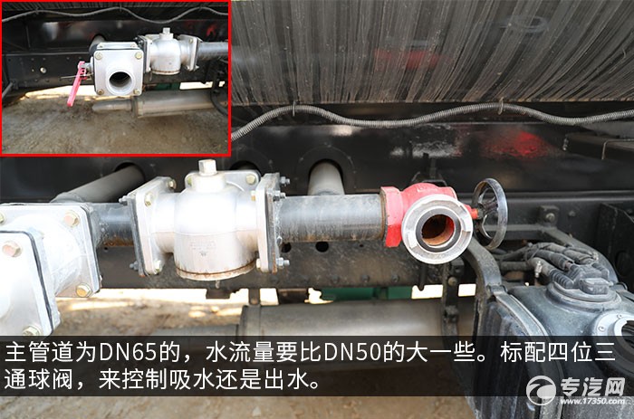 徐工汉风国五11方洒水车管道球阀