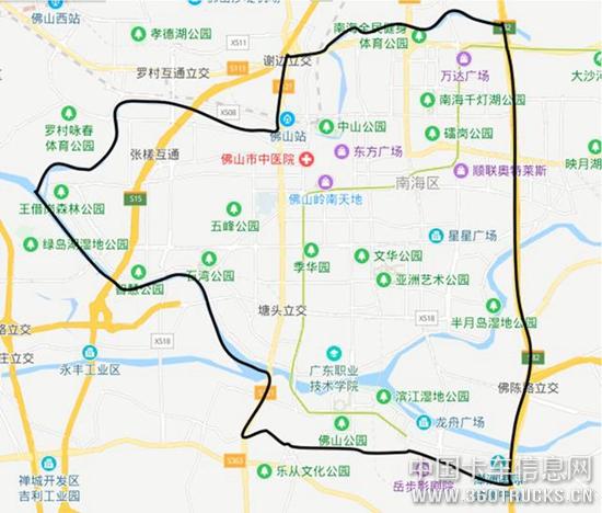 扩散！佛山调整货车限行时间！国三柴油货车有新规定！违规罚200元记3分！
