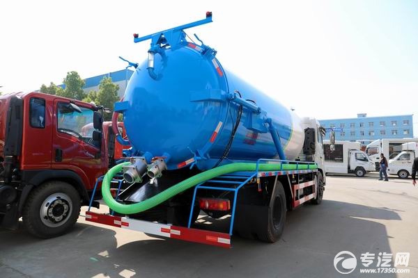 东风天锦VR单桥国六11.33方吸污车