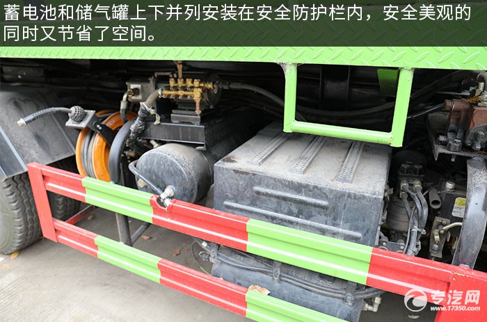 东风拓行D1L天然气餐厨式垃圾车评测蓄电池