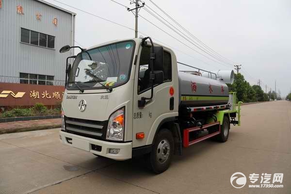 大运新奥普力国六4.7方防疫消毒洒水车