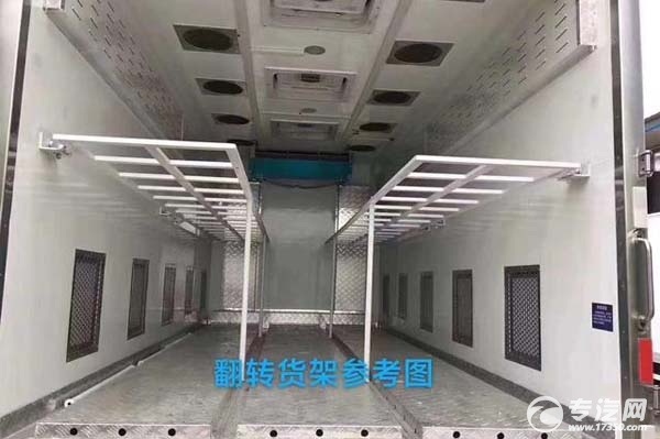 五十铃国六雏禽运输车细节