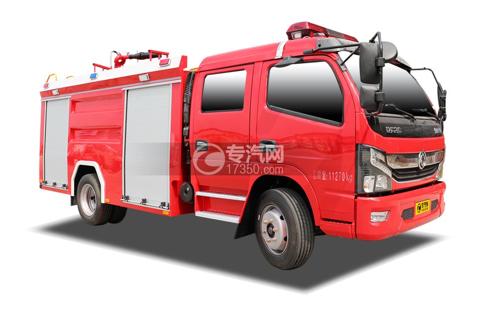 东风凯普特双排国六泡沫消防车