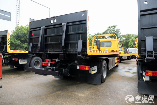 解放龙V黄牌一拖二国六清障车