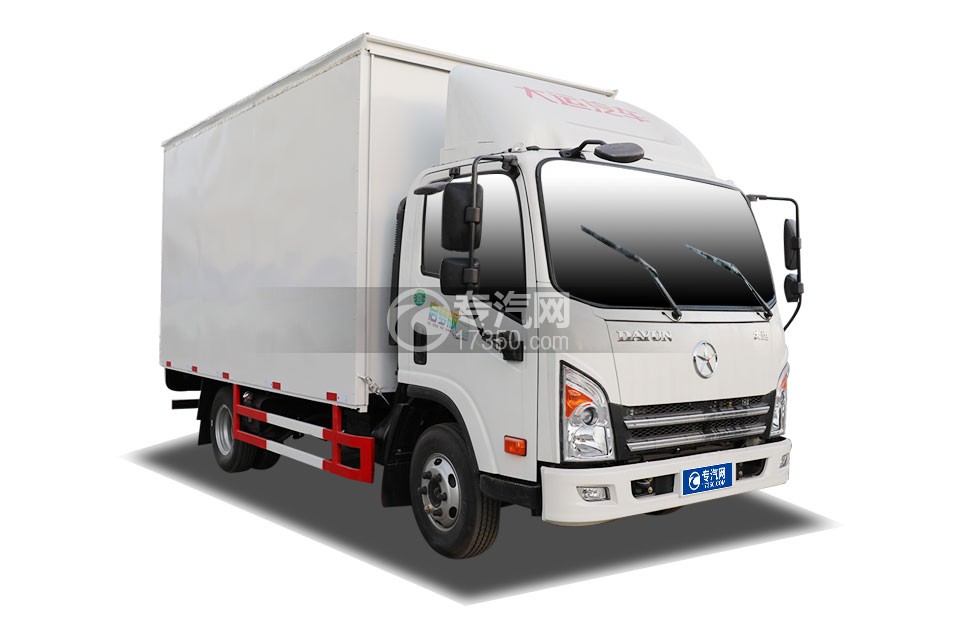 大运新奥普力启梦版蓝牌流动舞台车右前图