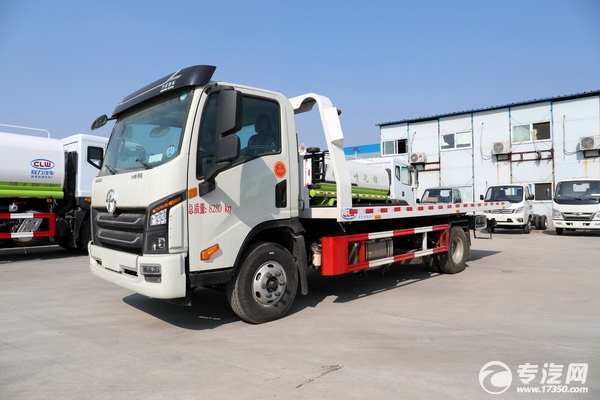 国六高端实用清障首选——大运祥龙一拖二黄牌清障车