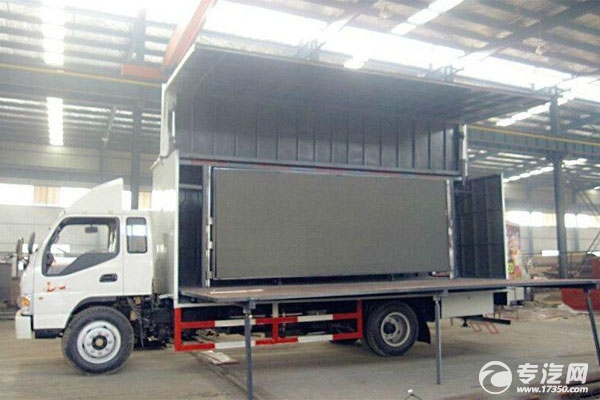 单面展开舞台车