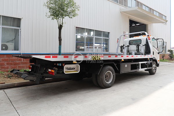 大运新奥普力4400轴距国六一拖二清障车(白色)右后图