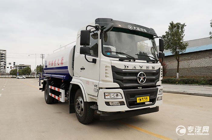 湖北大运F6国六10.2方绿化喷洒车评测