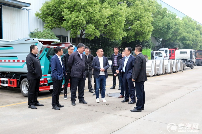 携手共赢 共谋发展 欢迎五征集团董事长到访随州广通汽贸指导考察