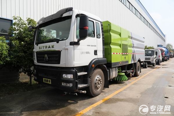 汕德卡C5H国六220马力洗扫车