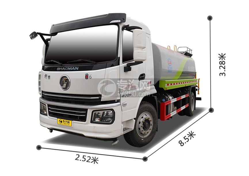 陕汽轩德翼6国六11.56方绿化喷洒车