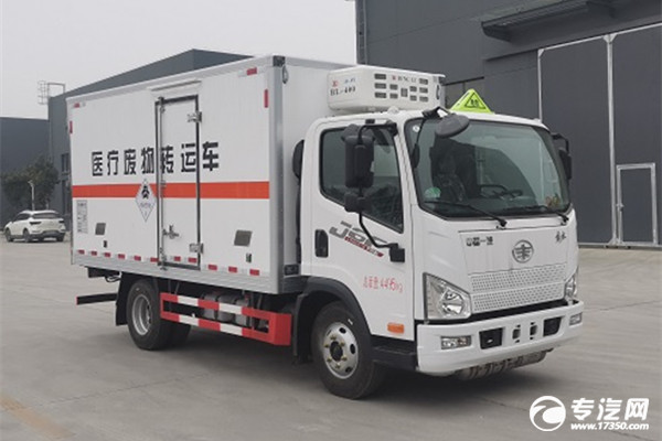 解放J6F国六3.86米医疗废物转运车