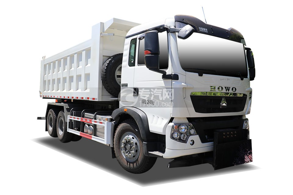 重汽豪沃TX后双桥国六融雪撒布车