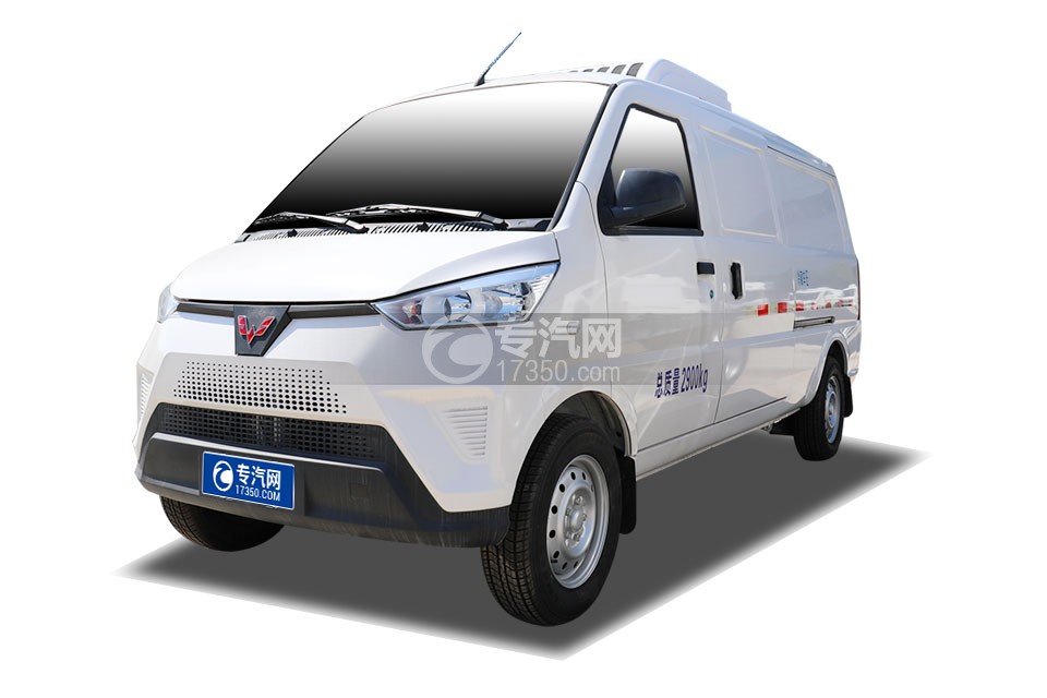 五菱EV50蓝牌国六面包纯电动冷藏车