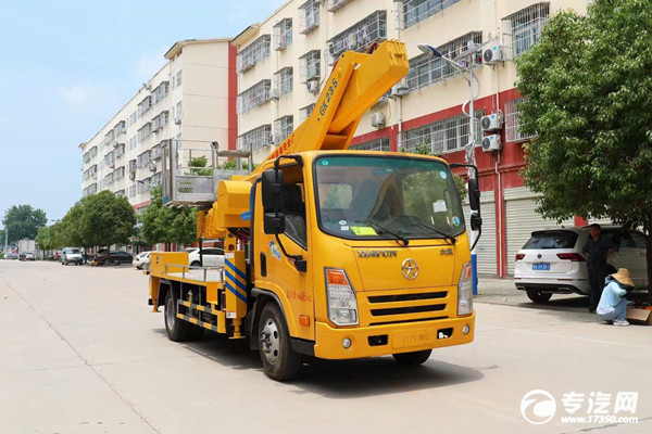 大运奥普力国六23米伸缩臂式高空作业车