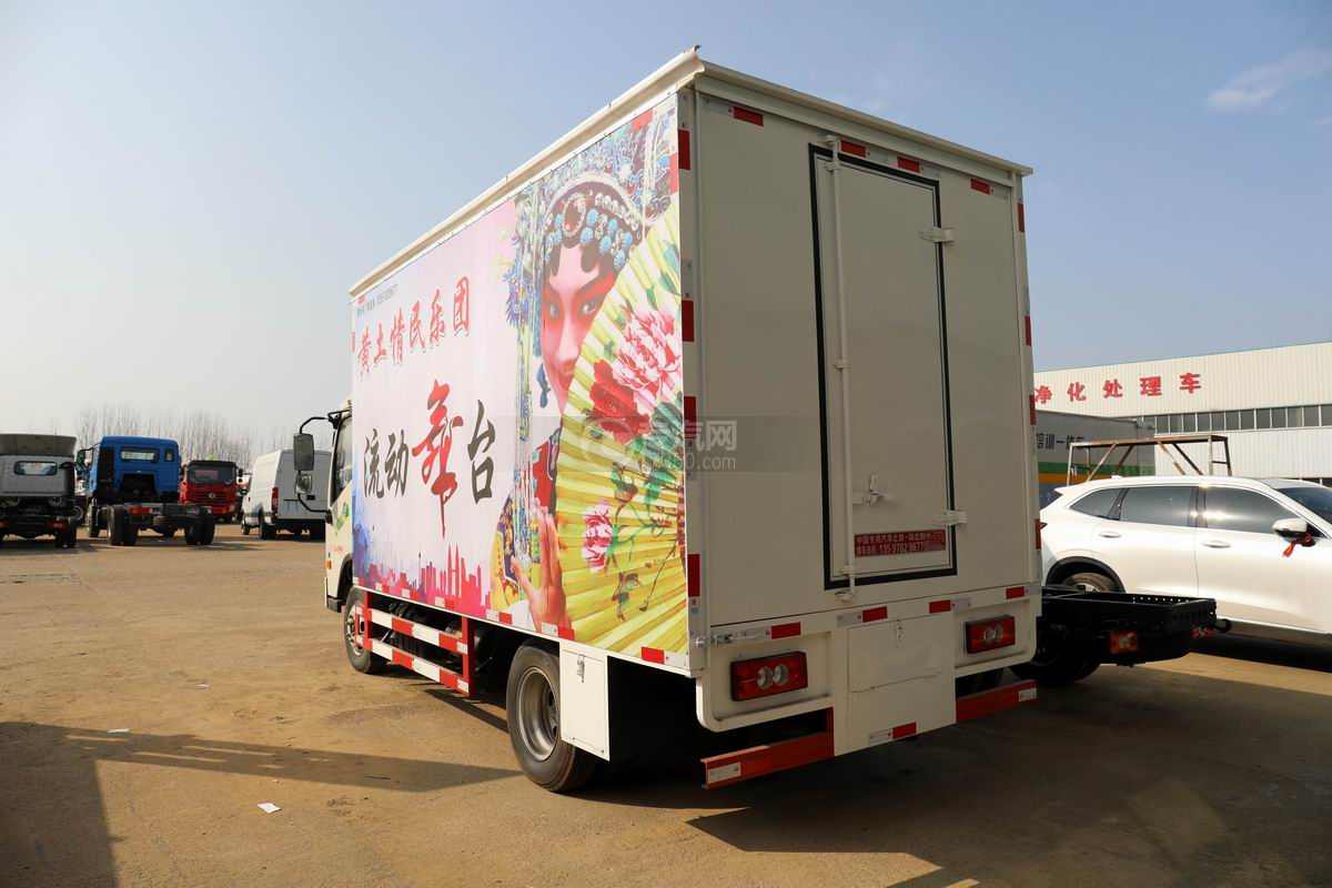 福田时代H2国六蓝牌流动舞台车左后图