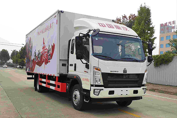 重汽豪沃国六黄牌舞台车