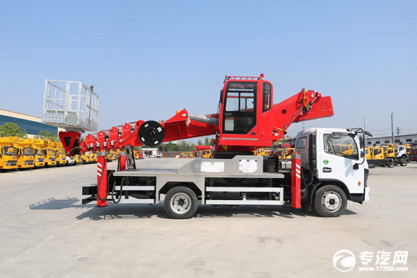 东风多利卡D7国六34米伸缩臂式高空作业车