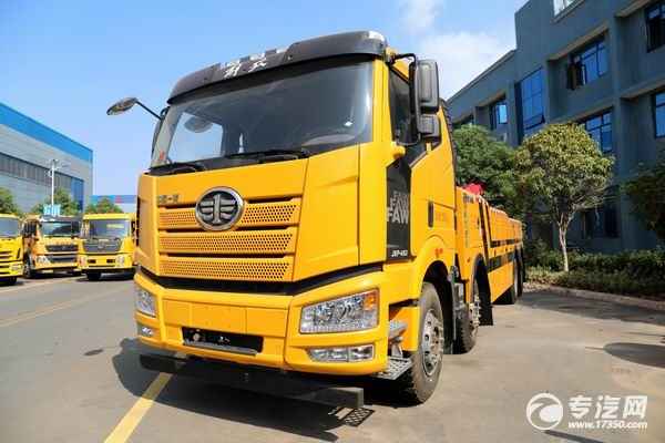 解放J6P前四后八国六拖吊联体清障车