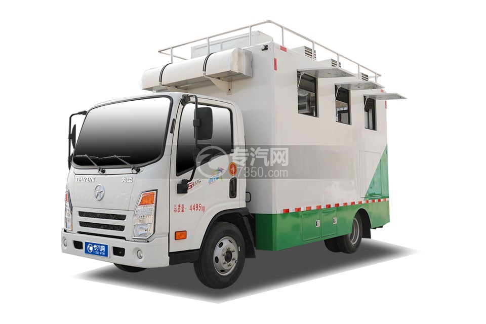 大运奥普力国六移动餐车