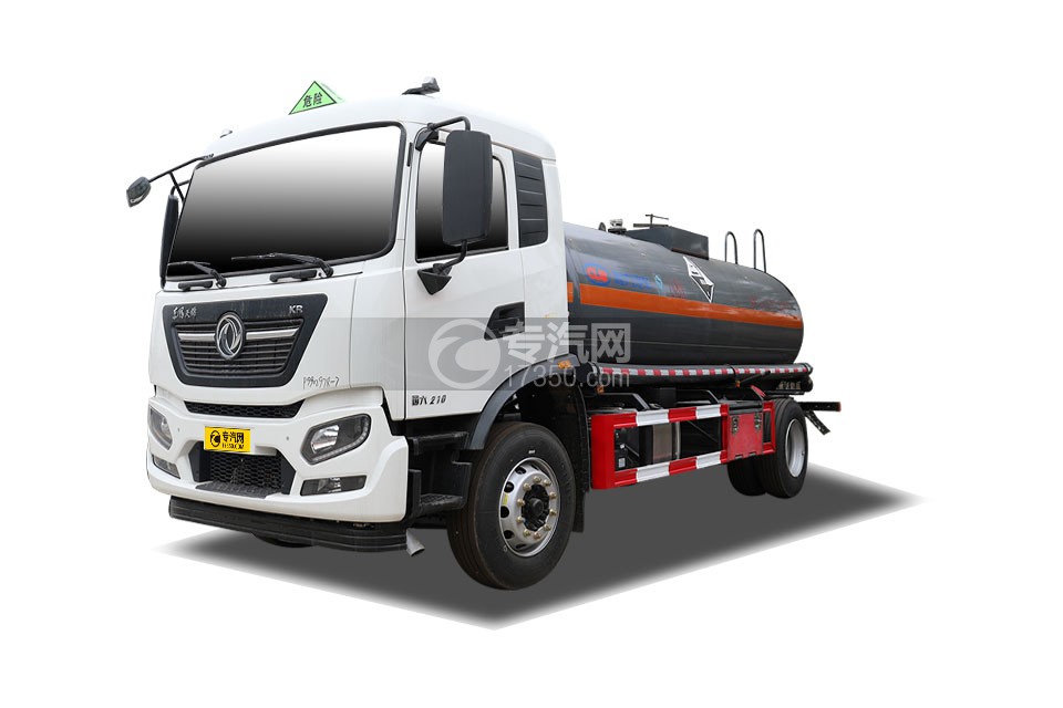 东风天锦KR国六9.5方腐蚀性物品罐式运输车
