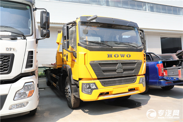 重汽豪沃G5X国六一拖二清障车