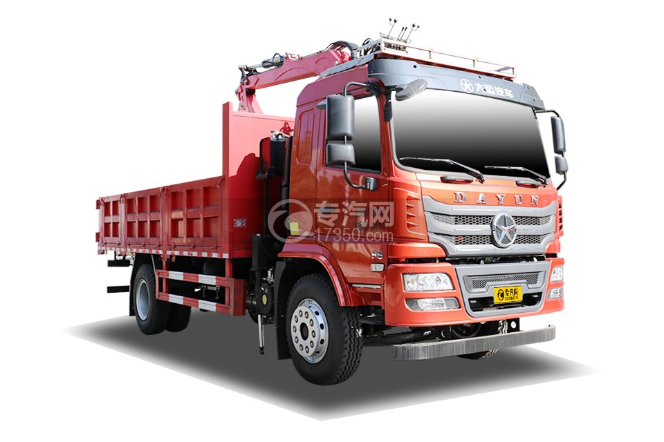 湖北大运F6国六抓斗式垃圾车