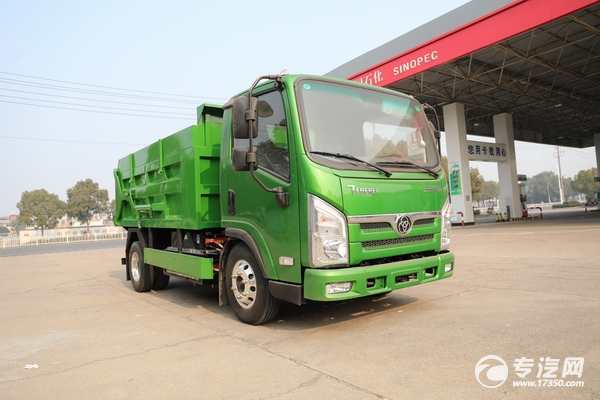 新能源环卫车，三环创客纯电动厢式垃圾车配置解析