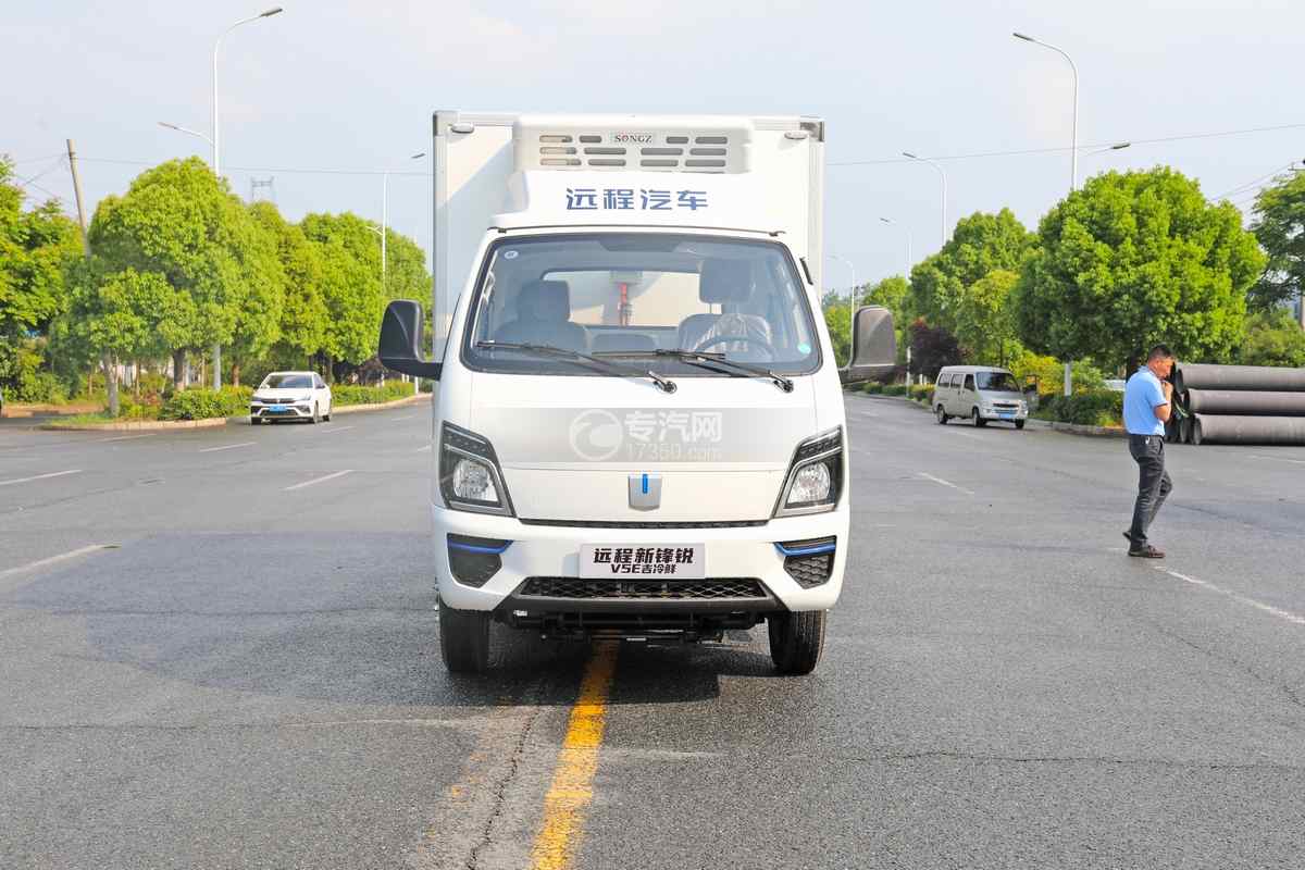 吉利远程锋锐V5E纯电动冷藏车正前方图