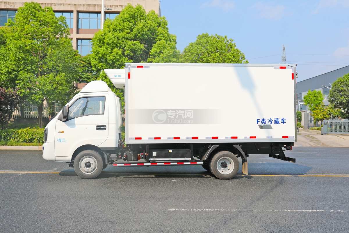 吉利远程锋锐V5E纯电动冷藏车侧面图