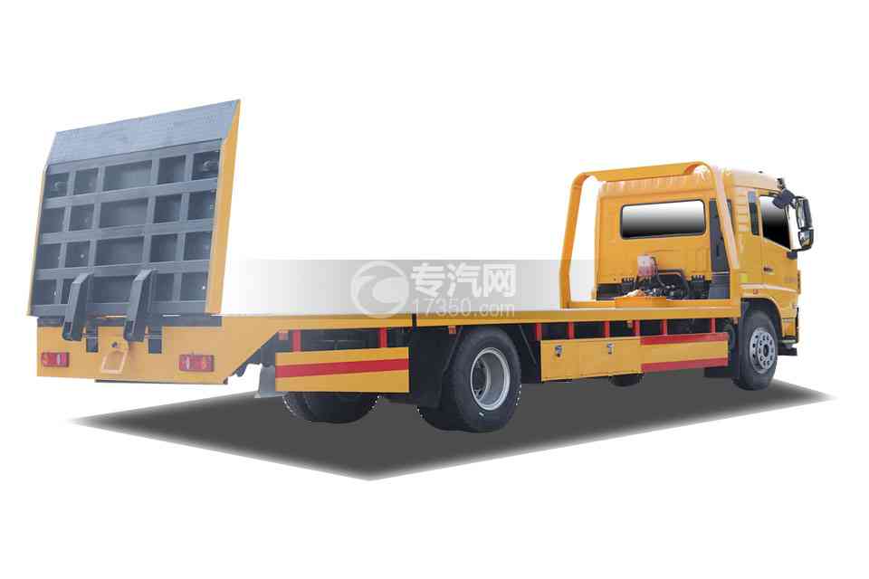湖北大运风尚清障平板车侧后方图